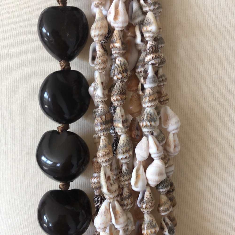 Graduation Party Celebration Authentic Handmade Shell Kukui Nut Leis LAST SET